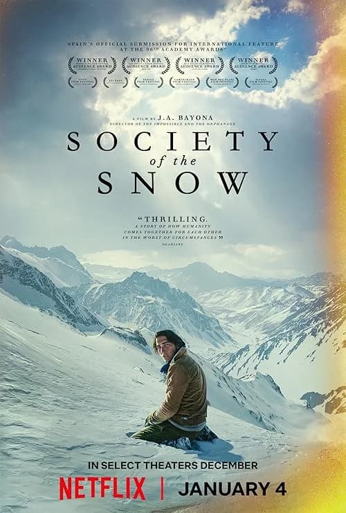 Society of the Snow film posteri